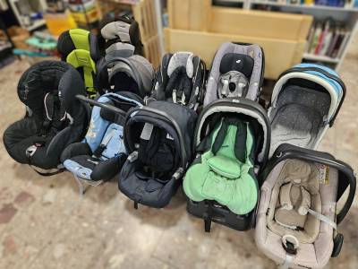 Otroške lupinice in avto sedeži